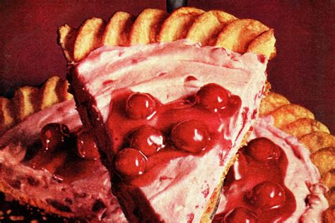 Cherry Cream Pie Classic Dessert Recipe From The 60s Click Americana