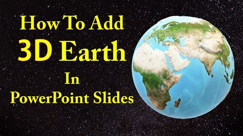 3d Earth Rotation Animated Solar System In Powerpoint Youtube