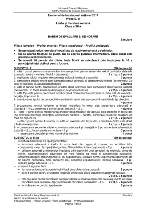 Subiectele la română simulare bacalaureat vor fi publicate și pe /subiecte.edu.ro/2019. Simulare la Bacalaureat 2017. Modele de subiecte şi ...