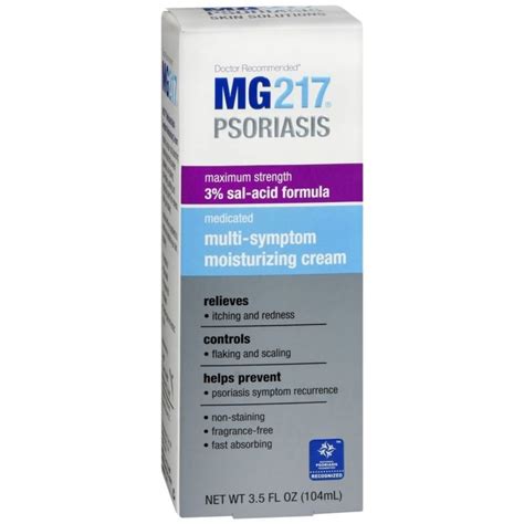 Mg217 Psoriasis Medicated Multi Symptom Moisturizing Cream Maximum