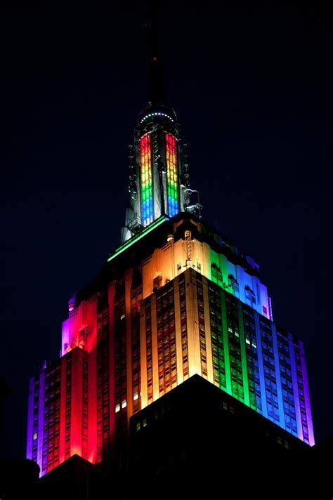 15 Iconic Landmark Locations Lit Up In Rainbow Colors To