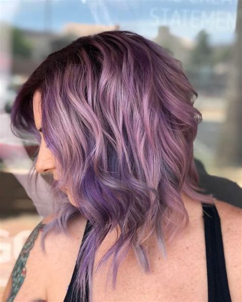 17 Hottest Silver Purple Hair Colors Of 2023 Silver Purple Hair
