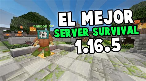 Minecraft Survival Server No Premium - EL MEJOR SERVER SURVIVAL DE MINECRAFT 1.16.5 NO PREMIUM - YouTube