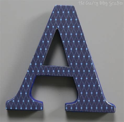 How To Decorate Monogram Letters The Crafty Blog Stalker Painted Wood