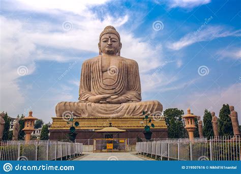 The Great Buddha Statue In Bodhgaya India Editorial Photo Image Of