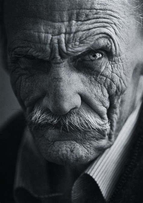Retrato Arrugas Old Man Portrait Foto Portrait Male Portrait