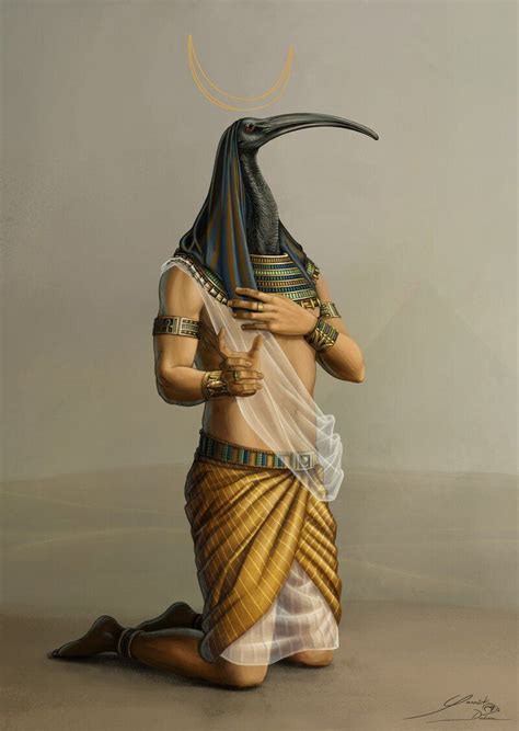 Artstation Thoth Ancient Egyptian God Of Knowledge Yannick Dubeau My Xxx Hot Girl