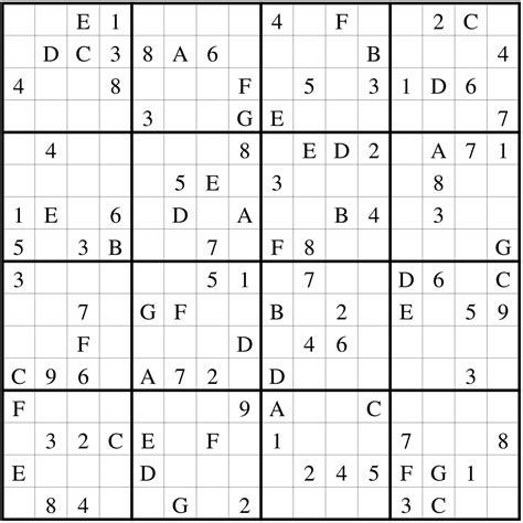 If you want to play a different puzzle, go to the archive page and choose your puzzle. Sudoku 16X16 Para Imprimir | Printable Template Free