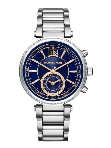 Shop with afterpay on eligible items. Michael Kors Womens MK6224 Sawyer Analog Display Royal ...