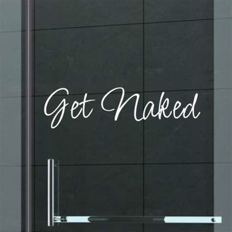 Get Naked Sticker Get Naked Decal Get Naked Vinyl Lettering Etsy My Xxx Hot Girl