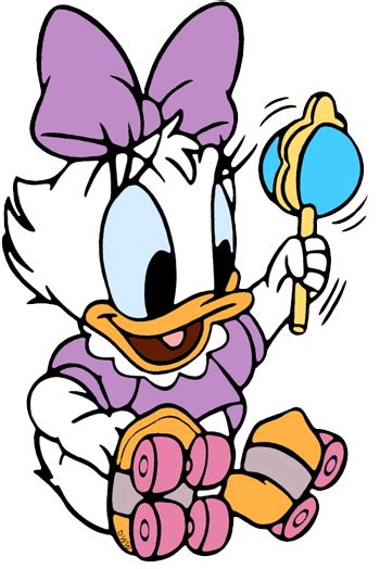 Disney Daisy Duck Babies Clipart Disney Cut Files Mouse Die Cuts Svg