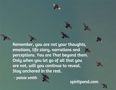 Remember You Are Not Your Thoughts Emotions Life Story Narrations