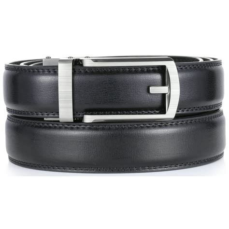 Gallery Seven Gallery Seven Leather Ratchet Belt For Men Adjustable