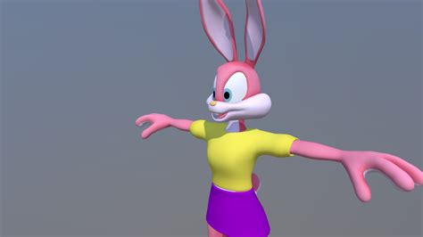 Babs Bunny Download Free 3d Model By Dead Wasp 2147 [4359764] Sketchfab
