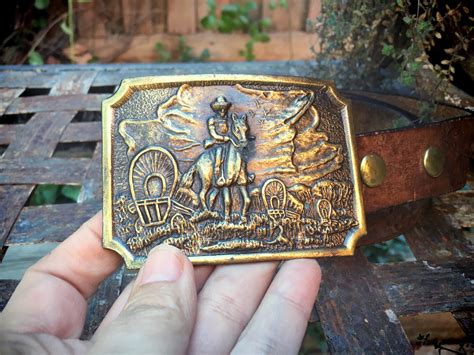 Western Belt Buckle For Men Brass Belt Buckle Vintage Western T