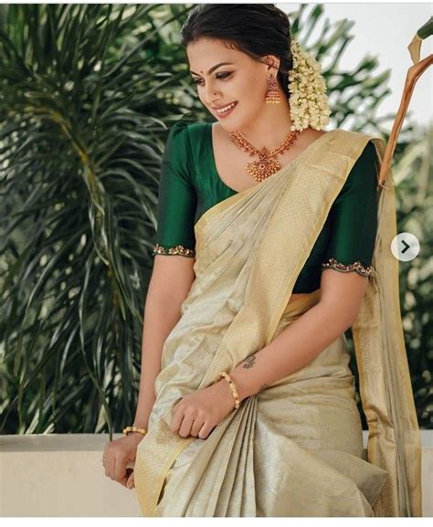 Gorgeous Kerala Saree Blouse Designs To Try This Year Off