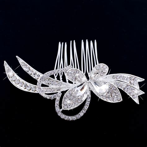 Shine Bride Diamond Hair Comb Prom Party Fancy Wedding Bridal Hair Clip