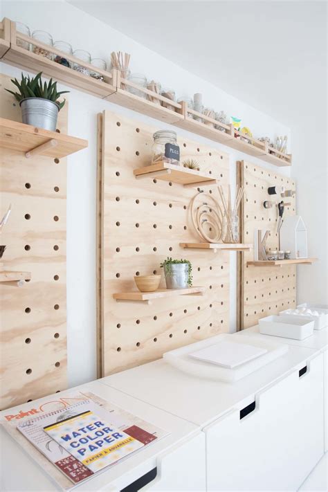 How To Diy Giant Pegboard — Winter Daisy Interiors For