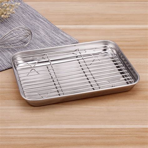 stainless steel rack baking cooling dishwasher sheets oven safe duty heavy cookie various