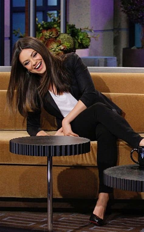 Mila Kunis Laughing On The Jay Leno Show