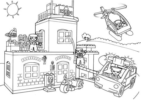 Lego City Printable Coloring Pages Coloring Home