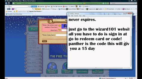 Wizard101 code that never expires! - YouTube