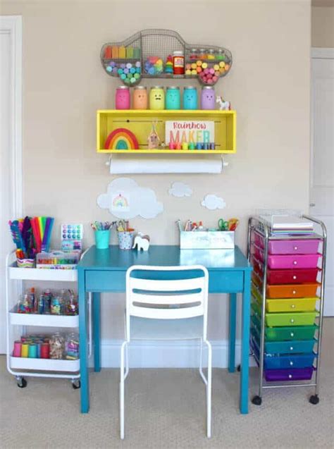 5 Creative Arts And Crafts Rooms For Kids