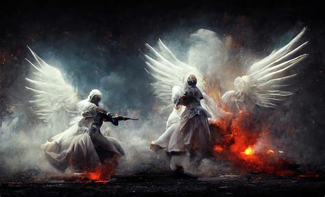 Battle Angels Fighting In Heaven And Hell 14 By Matthias Hauser