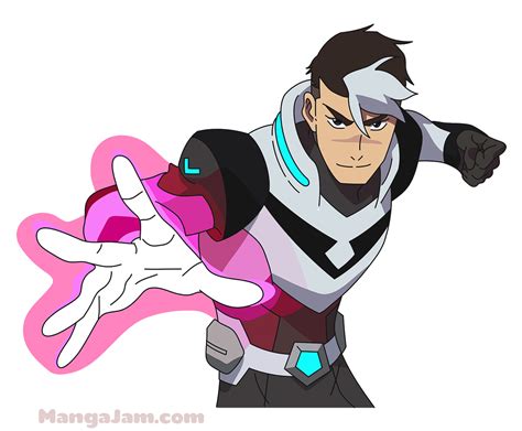 Finish his arms and legs with sketched rectangles and draw connecting lines to bring your sketched shapes together. How to Draw Shirogane from Voltron - Mangajam.com