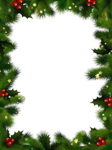 Free Christmas Card Borders Png Download Free Christmas Card Borders