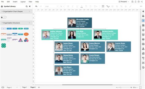 Sample Organizational Chart Excel