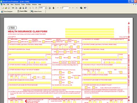 Cms 1500 Forms Free Cms 1500 Forms Software Download