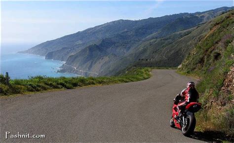 Highway 1 Motorcycle Ride Big Sur Pacific Coast Highway California
