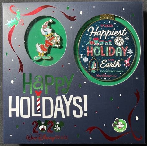 Happy Holidays 2020 Wdw Pin And Ornament Set Disney Pins Blog