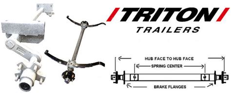 Triton 02360 2200 Lb Snowmobile Trailer Torsion Axle Sonstige