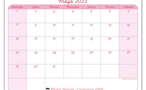 Calendario 63ds Mayo De 2022 Para Imprimir Michel Zbinden Es Otosection
