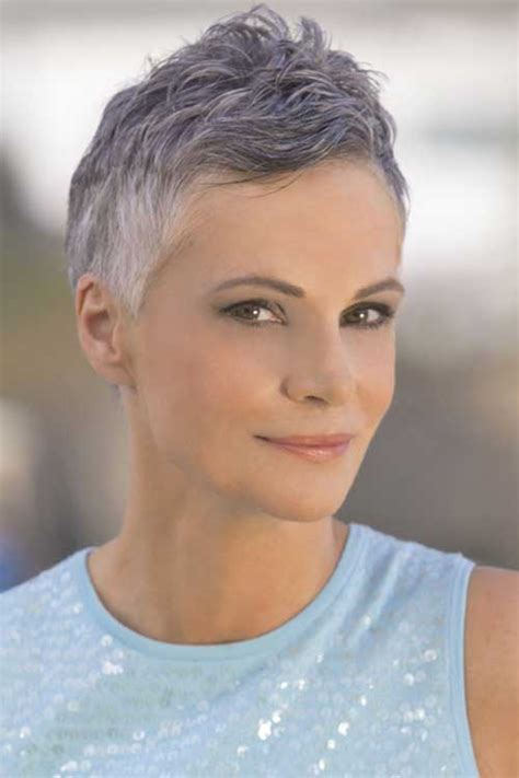 Short haircuts with bangs short hair cuts straight hairstyles cool hairstyles feathered hairstyles medium layered hairstyles. 15 Grey Pixie Cuts | Pixie Cut 2015