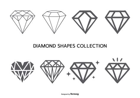 Vector Diamond Shapes Collection 157223 Vector Art At Vecteezy
