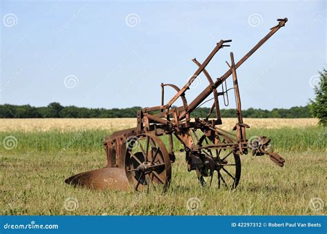 Old Farm Equipment Stock Photo Image Of Machinery Agricultural 42297312