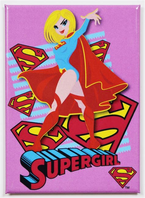 Supergirl Fridge Magnet Dc Comics Justice League Comic Book Hero