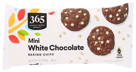 365 By Whole Foods Market Chocolate Chips Mini White Chocolate 12