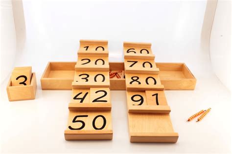 Seguin Board Ten Montessori Math Homeschool Lessons Etsy