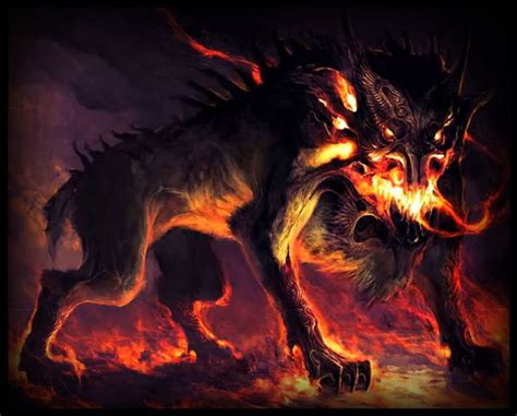 Hellhound Mythological Creatures Mythology Creatures