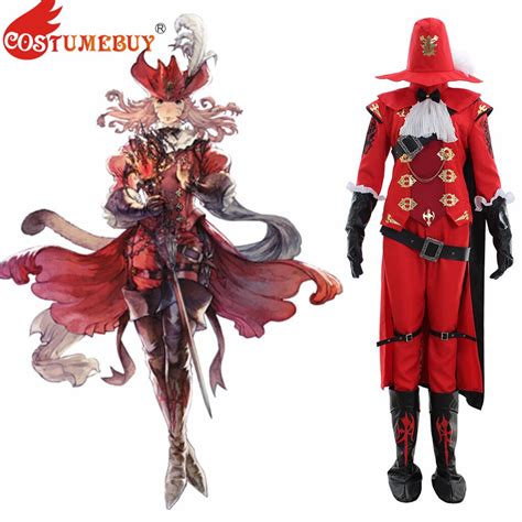 Costumebuy Game Final Fantasy Xiv Red Mage Cosplay Costume Custom Made