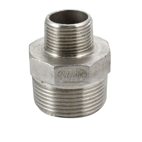 X Male Hex Nipple Threaded Reducer Connector Pipe Fitting Adapter