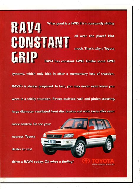 1999 Toyota Rav4 Constnt 4wd Page 2 Aussie Original Magazine