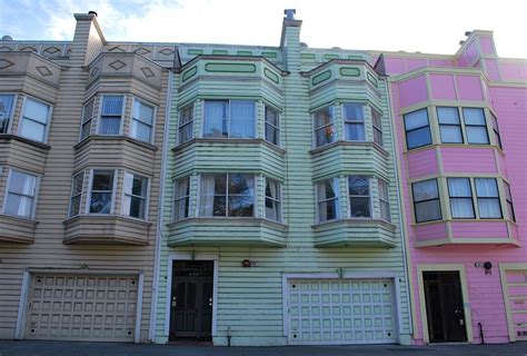 San Francisco Row Homes Colorful Photograph By Matt Quest Pixels