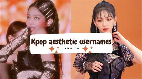 Aesthetic Kpop Usernames Latest 2021 Youtube