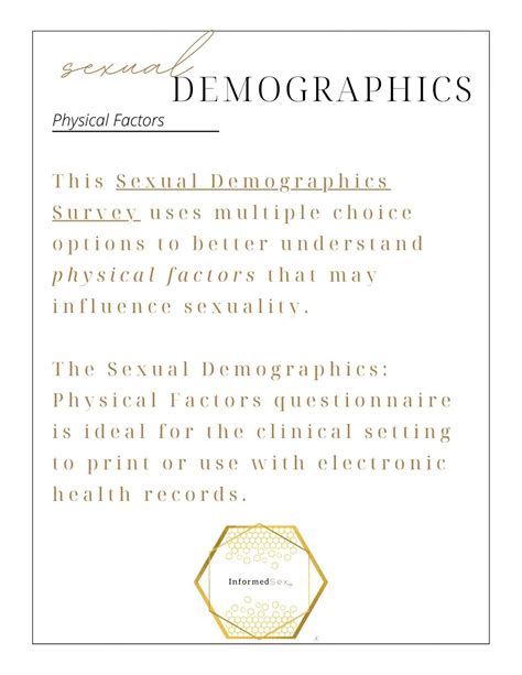 sexual demographics survey physical factors informedsex
