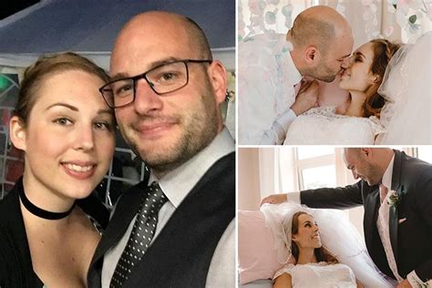 Terminally Ill Bride 33 Ties The Knot In Her Hospice Bed Just Days Before She Passed Away